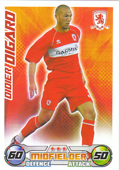 Didier Digard Middlesbrough 2008/09 Topps Match Attax #208